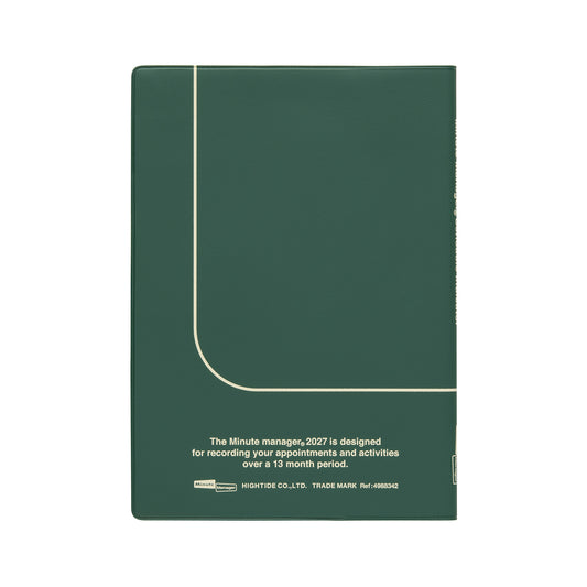 Hightide Planner 2027 A5 Minute Manager A5 - Grün