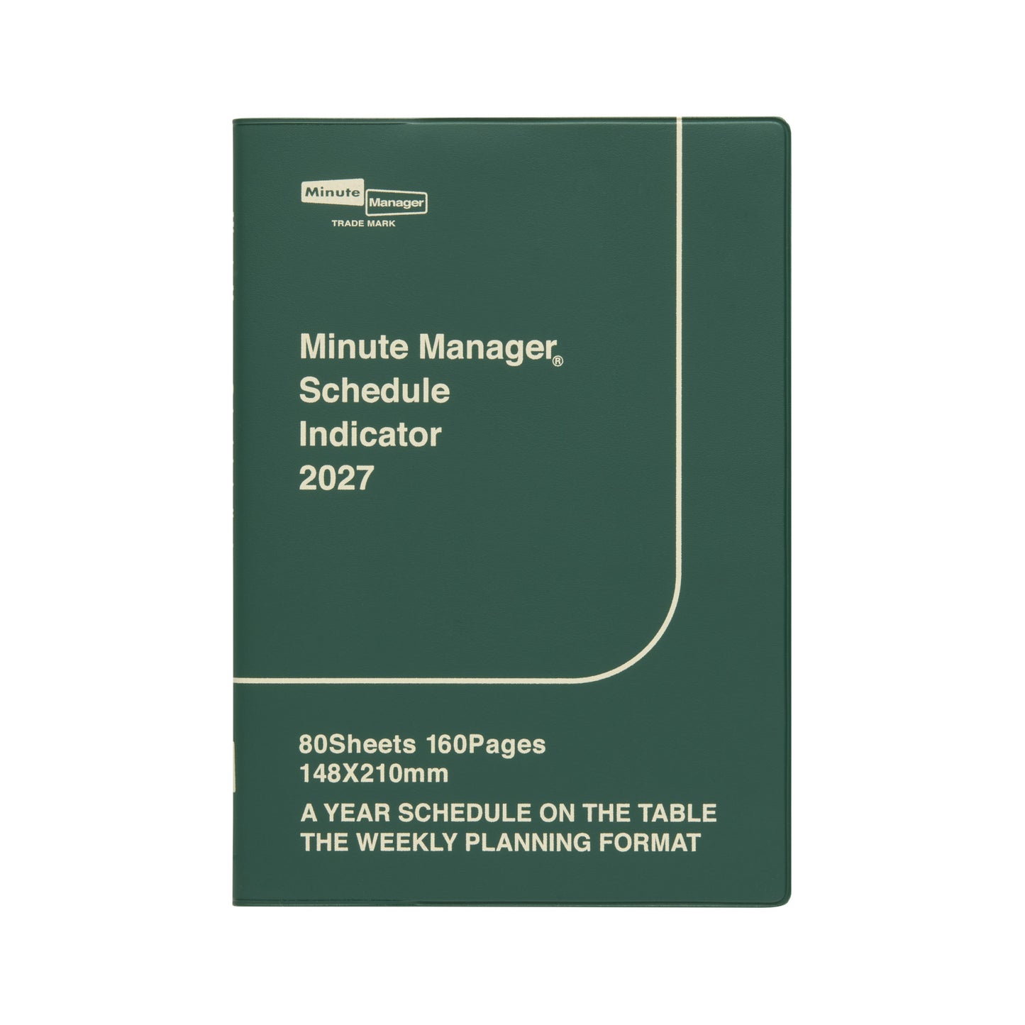 Hightide 2027 A5 Planner Minute Manager A5 - Green