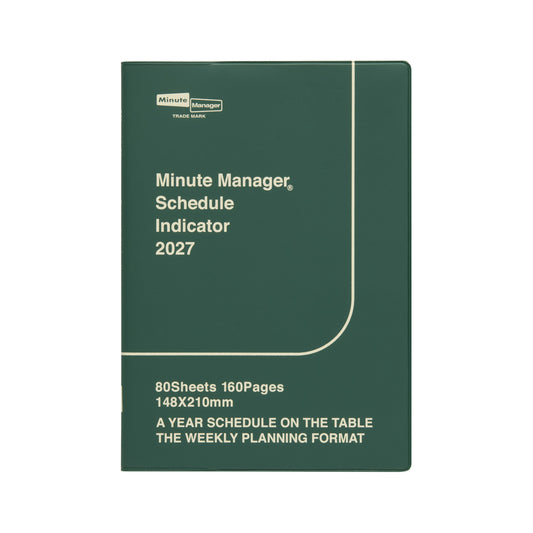 Hightide Planner 2027 A5 Minute Manager A5 - Grün