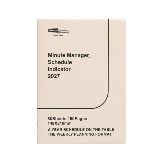 Hightide 2027 A5 Planner  Minute Manager A5 - Ivory