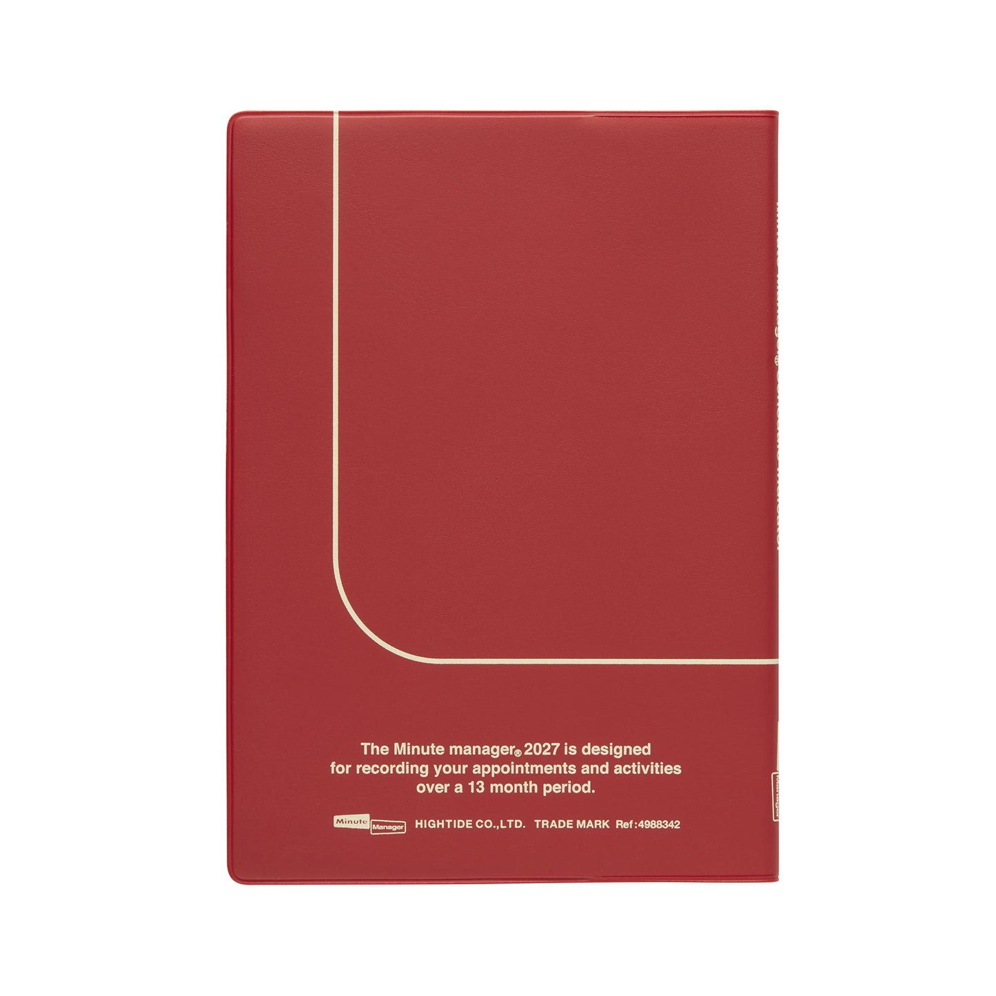 Hightide 2027 A5 Planner Minute Manager A5 - Red