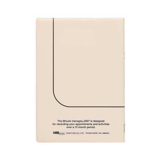 Hightide 2027 A5 Planner  Minute Manager A5 - Ivory
