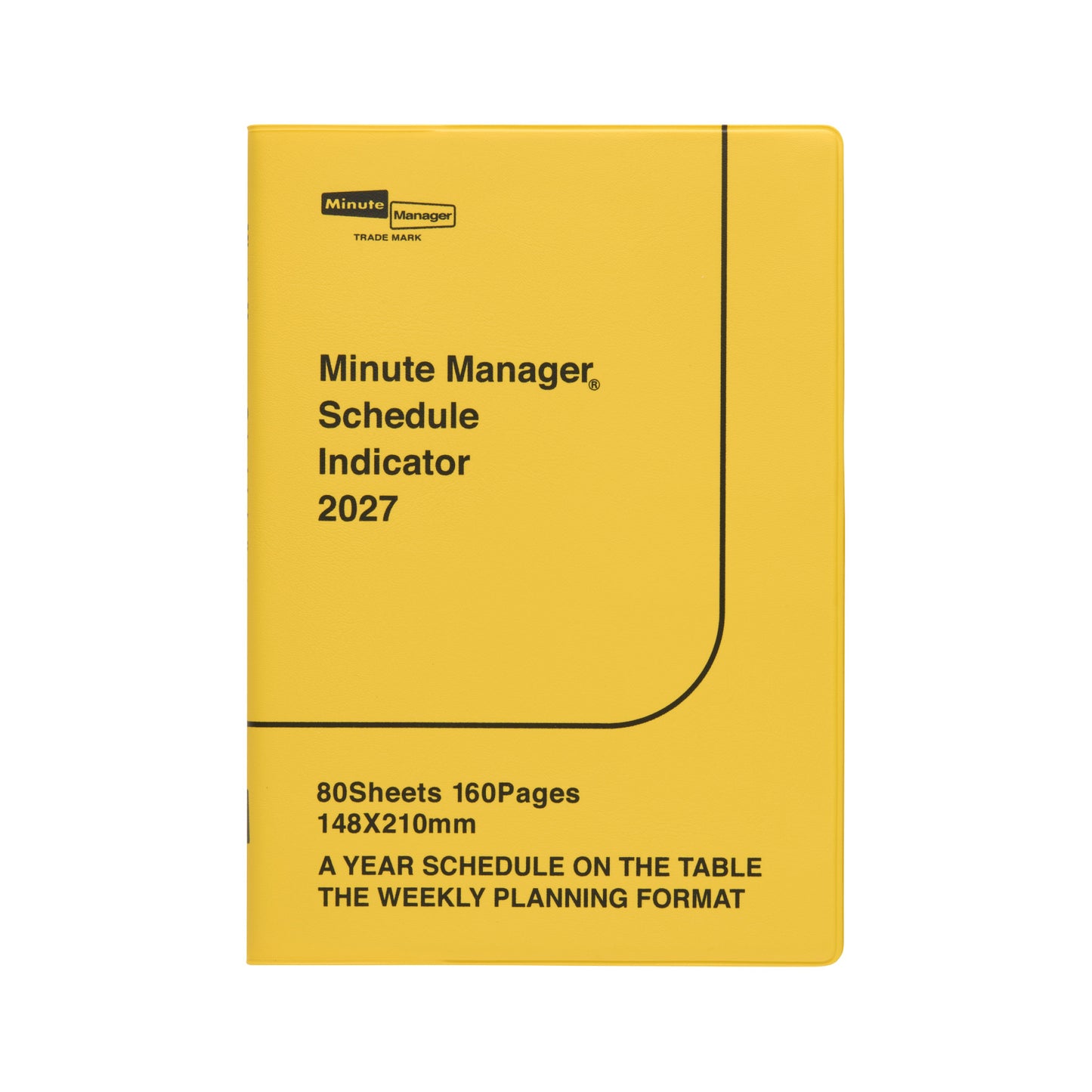 Hightide 2027 A5 Planner Minute Manager A5 - Yellow
