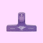 Papierklem Penco PlaClip - Clear Glitter Purple