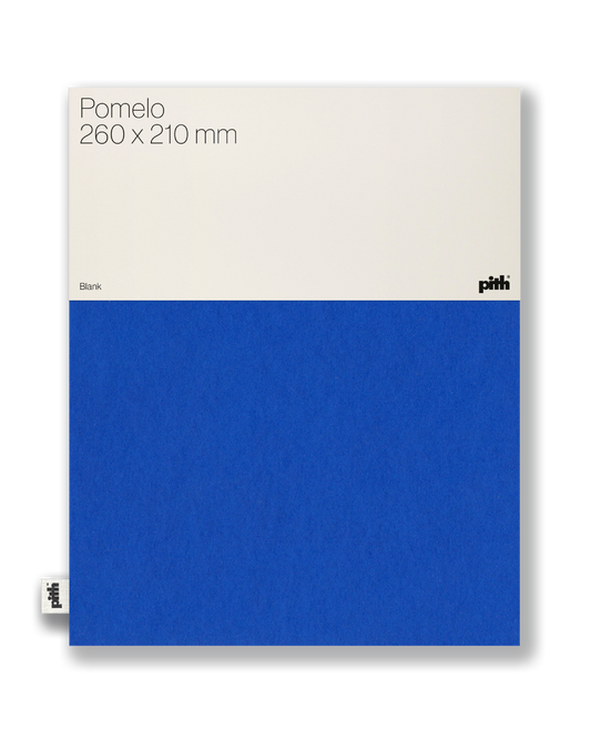 Pith Pomelo Notitieboek - Blue (Blank)