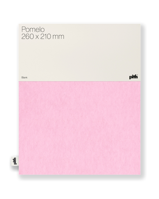 Pith Pomelo Notitieboek - Pink (Blank)