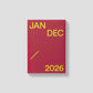 mishmash 2026 planner Time Block - Cherry