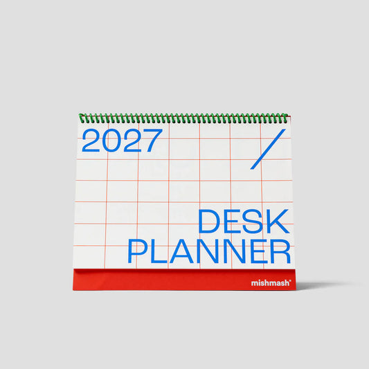 2027 Desk Planner Mishmash - Monthly