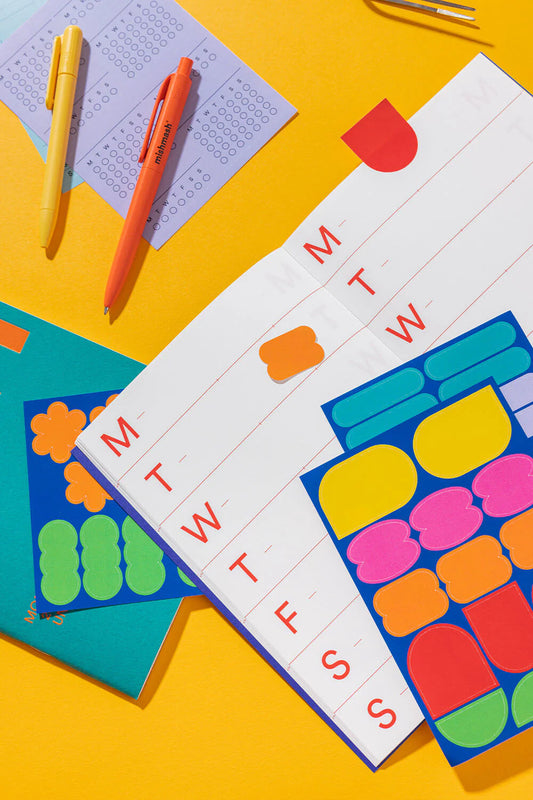 Mishmash Stickers - Shapes (5 vellen)