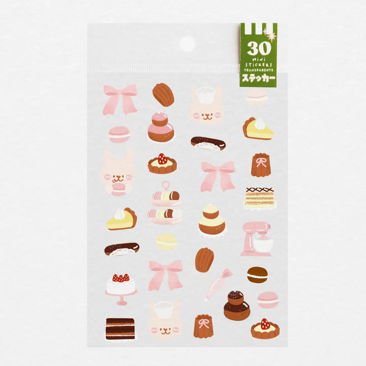 A6 Stickervel mini stickers Paris Pâtisserie- Amélie's Workshop Papeterie