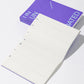 mishmash Undated A5 planner Time Block - Purple