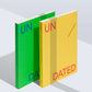 mishmash Undated A5 planner Time Block - Lemon