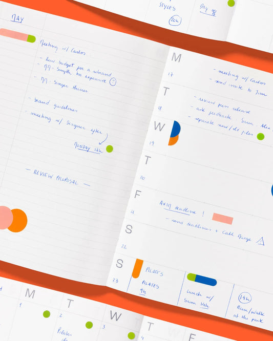 Mishmash Undated Planner Notes - Lilac