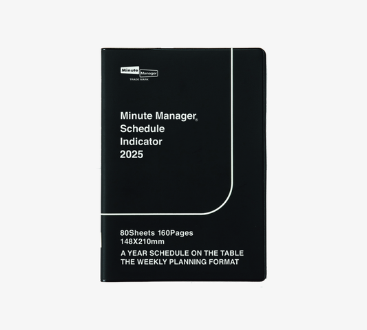 Hightide 2025 Minute Manager A5 – Schwarz