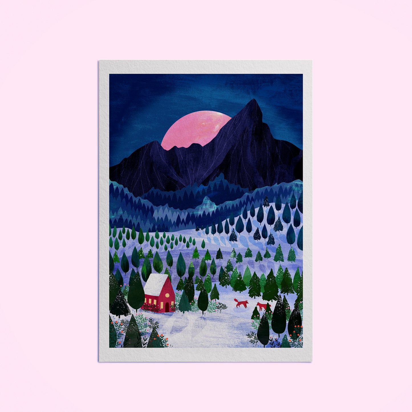 The Forest - A4 Art Print by Hello Grimes
