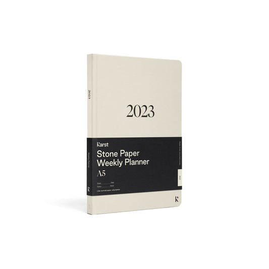 Karst 2023 Weekly Planner A5 - Stone