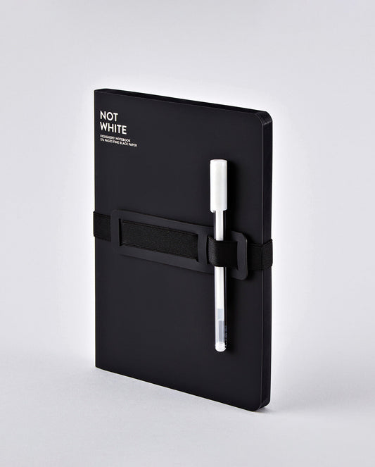 Nuuna Notitieboek Not white Light L - Black