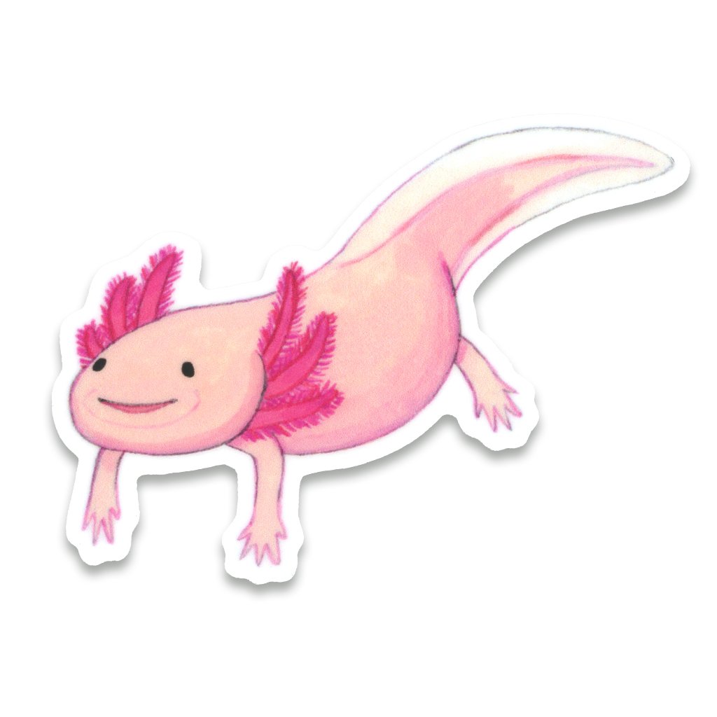 Axolotl-Aufkleber