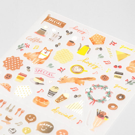 Midori Stickers - Brown theme