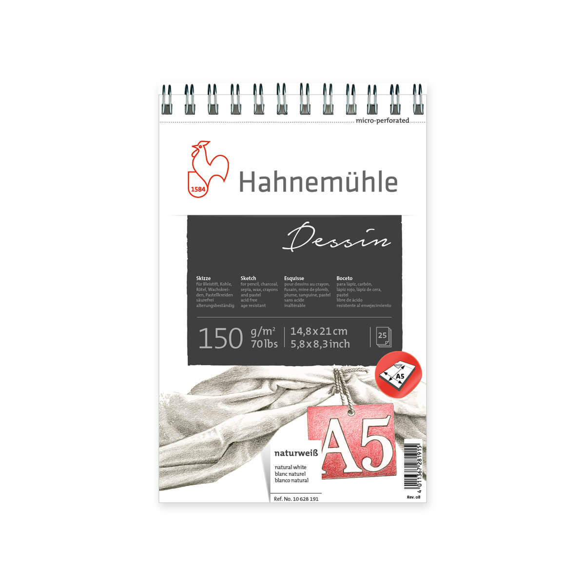Hahnemühle Sketchpad - Design A5