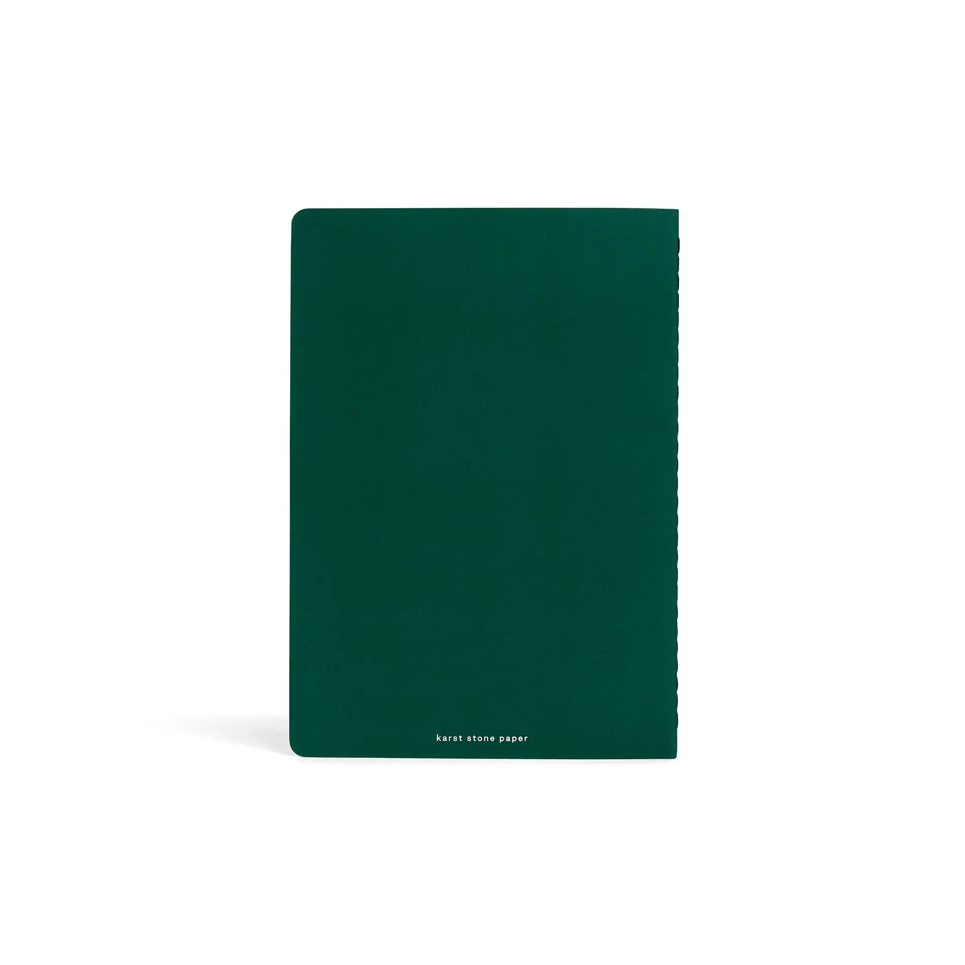 Karst stone paper journal A5 forest green twin pack achterkant zonder label