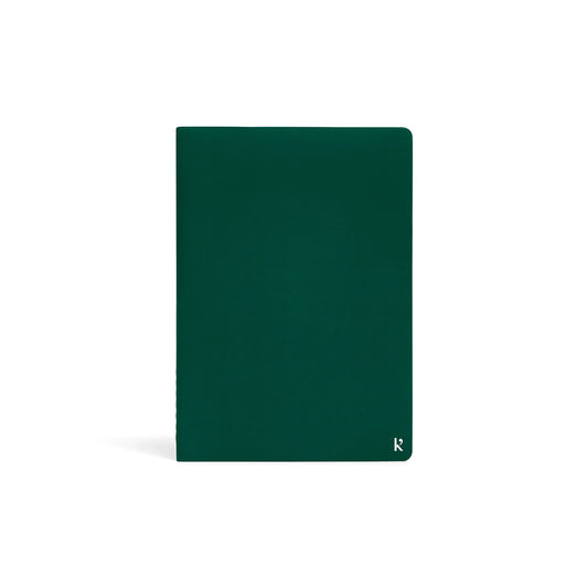 Karst stone paper journal A5 forest green twin pack voorkant