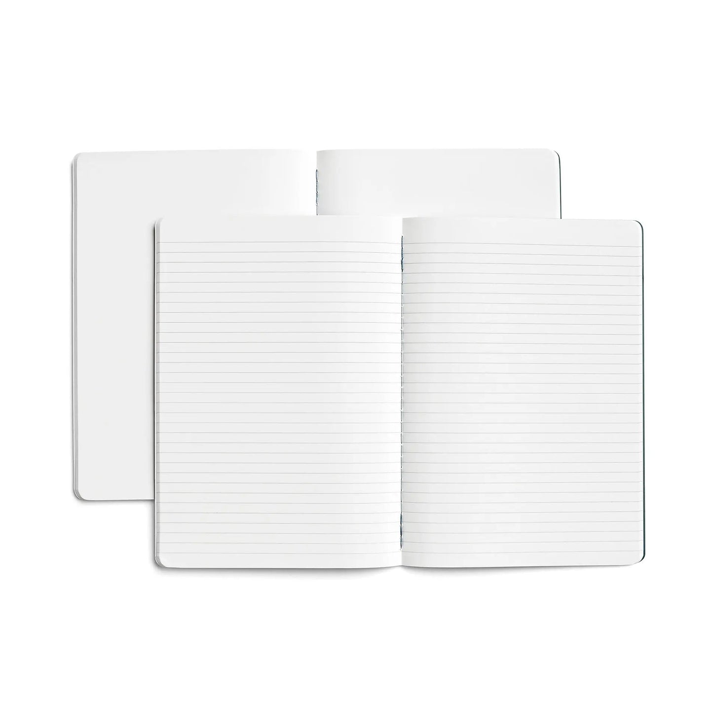 Karst stone paper journal A5 slate opengeslagen spread binnenkant papier met lijntjes en blanco