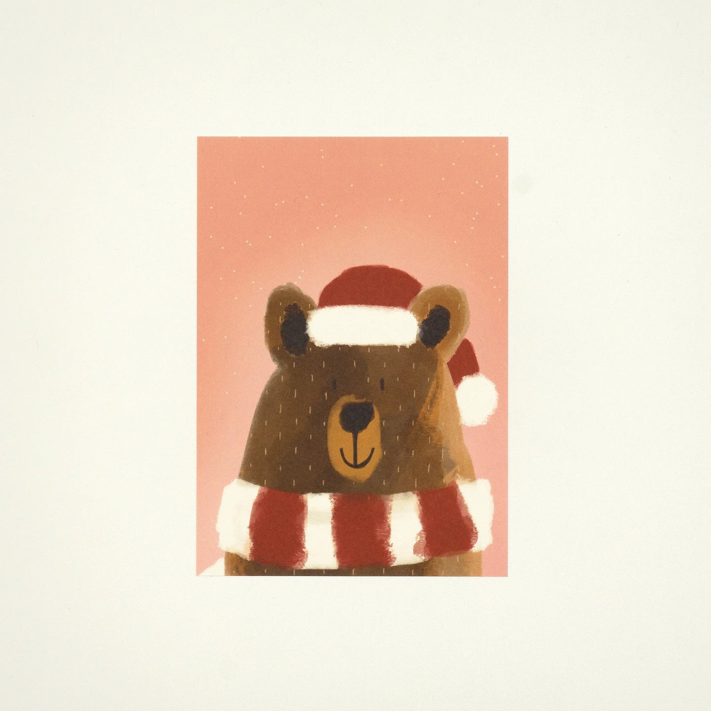 Christmas bear red - Christmas card
