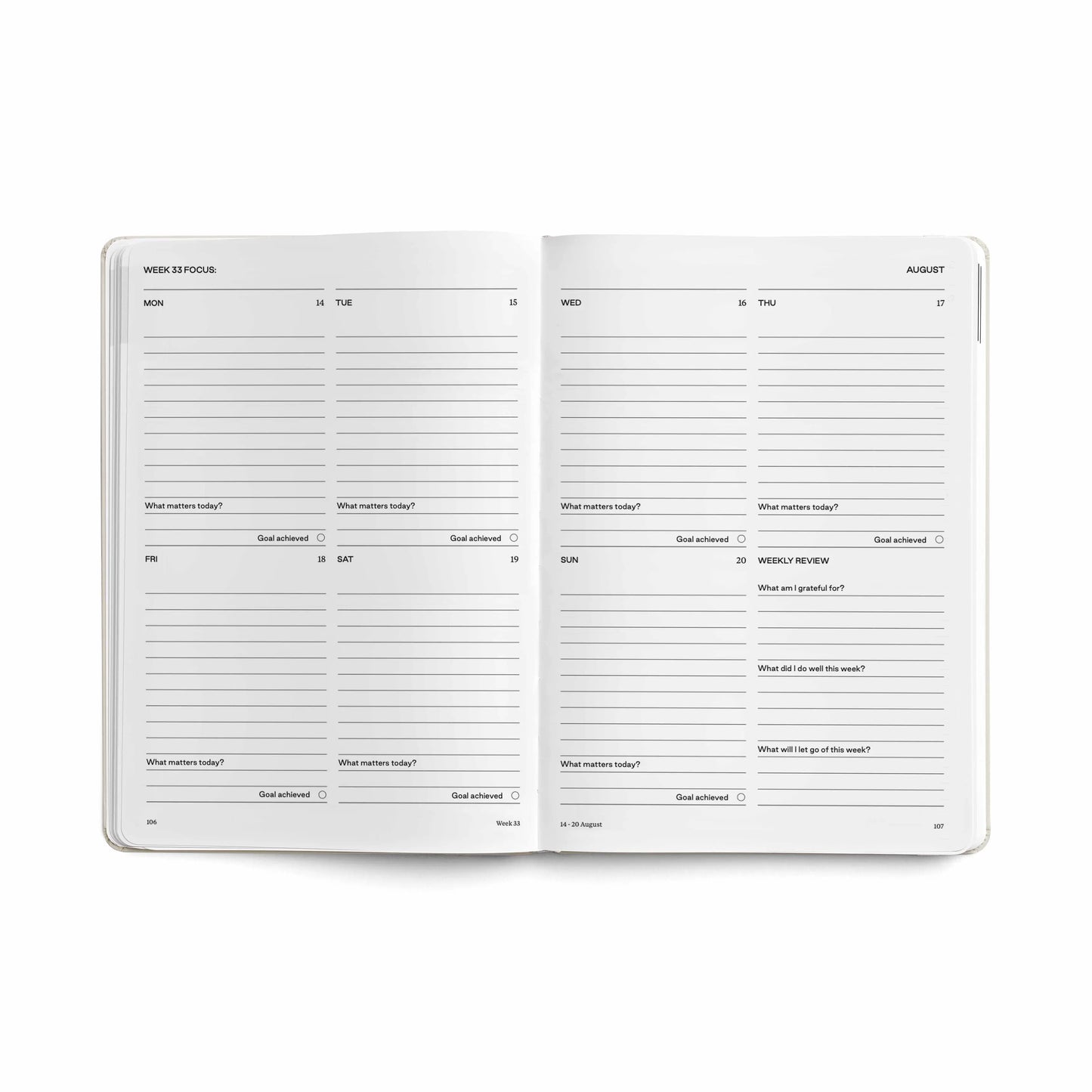 Karst 2023 Weekly Planner A5 - Stone