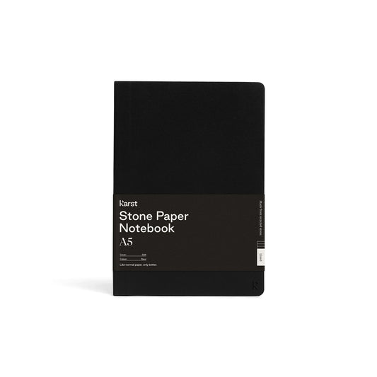 Karst Notebook A5 Softcover - Black (Dotted)
