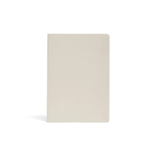 Karst Notitieboek A5 Softcover - Stone (Grid) Voorkant met label