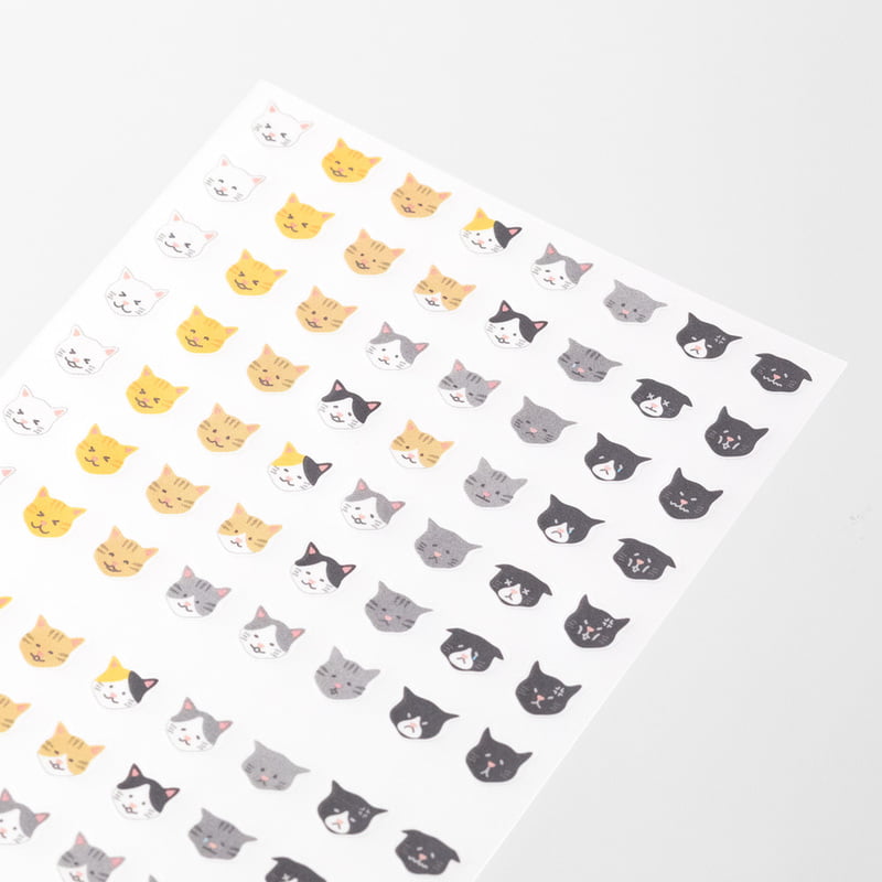 Midori Stickers - Feelings cat