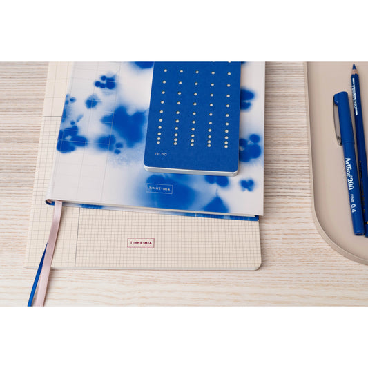 Tinne+Mia Notitieboek A5 - Blauwe bloesem