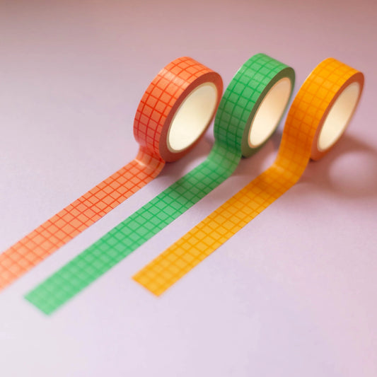 Kleurrijk raster - Washi Tape