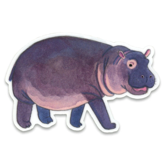 Nijlpaard - Sticker