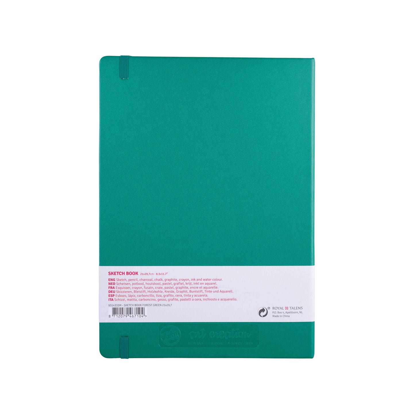 Talens Art Creation Sketchbook 21x30 cm - Forest green